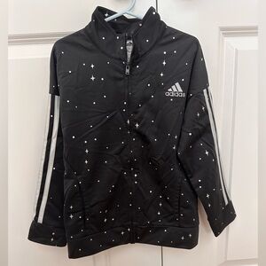 Adidas girls Black Star Jacket
